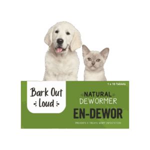 Bark Out Loud Natural Dewormer Pet Supplement for gut health - 1 pack (10 pieces)