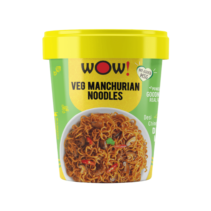 Wow! Veg Manchurian Cup Noodles – Pack of 2 – 2 x 90 g