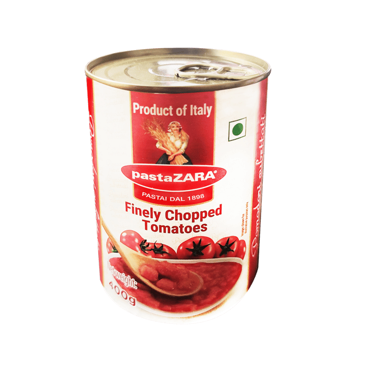 pastaZara Finely Chopped Tomatoes – 400 g