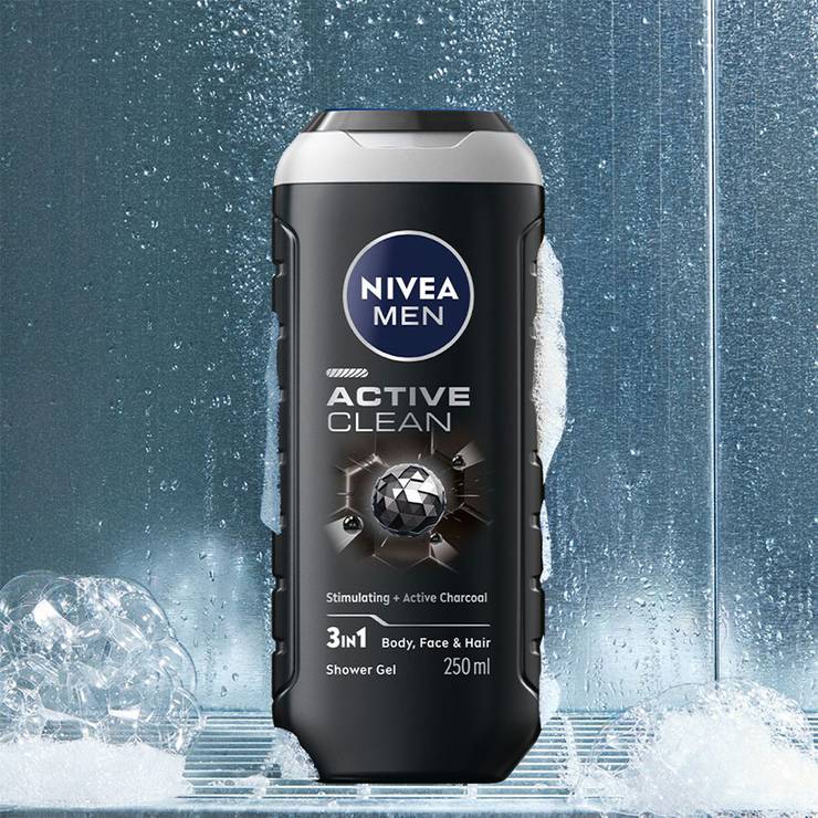 Nivea Men Active Clean Shower Gel – 250 ml