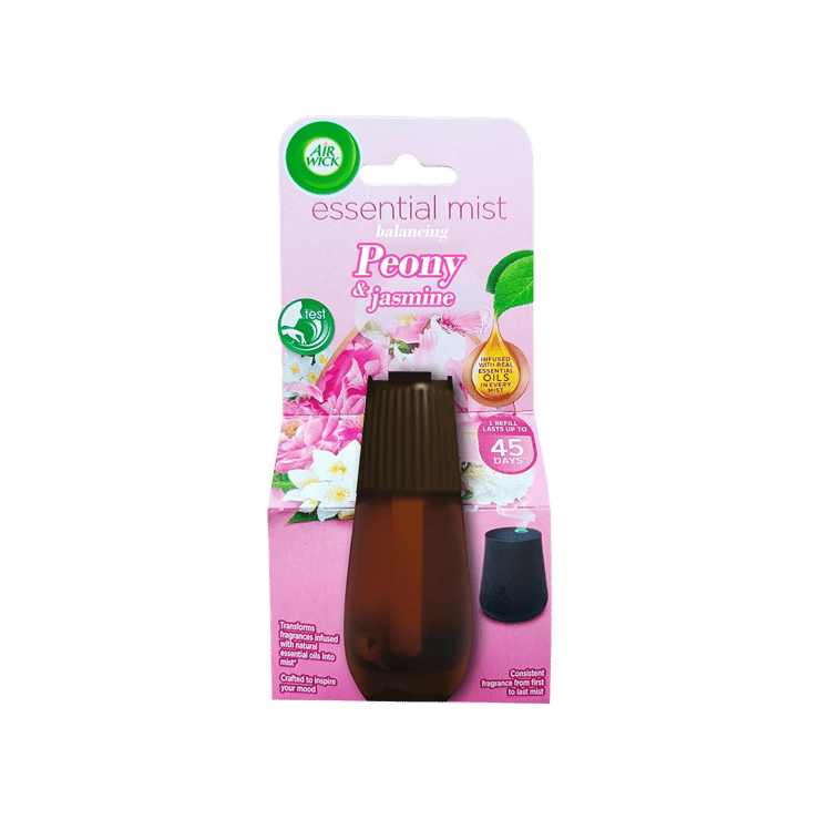 Airwick Essential Mist Automatic Mist Diffuser Refill (Peony & Jasmine Blossom) – 20 ml