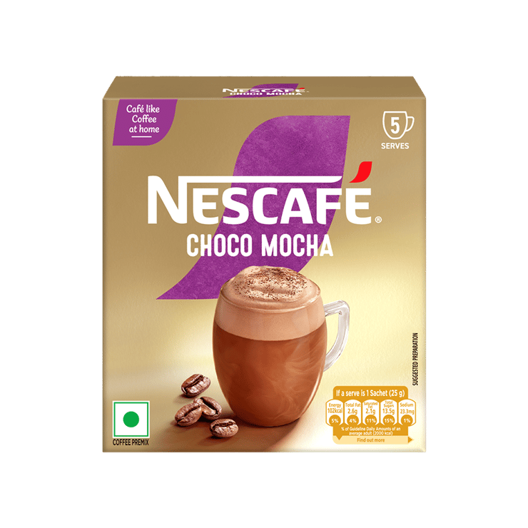 Nescafe Choco Mocha Coffee Premix (5 Sachets) – 5 x 25 g
