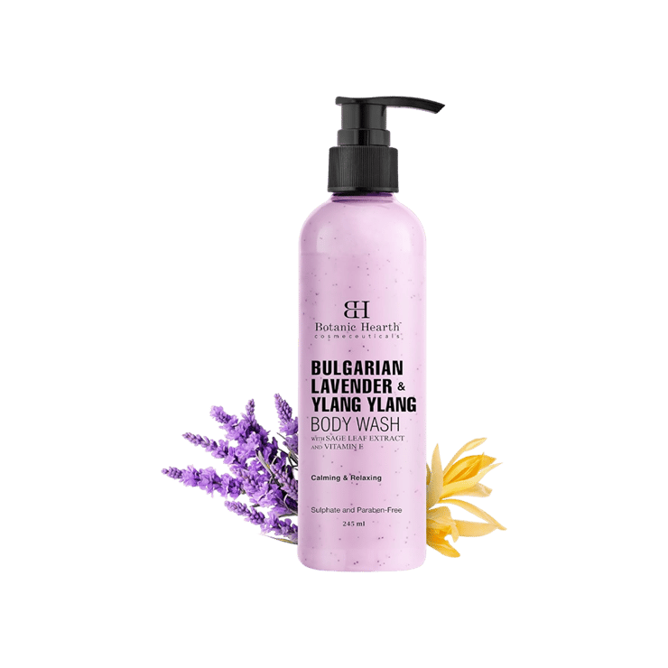 Botanic Hearth Bulgarian Lavender & Ylang Ylang Body Wash – 245 ml