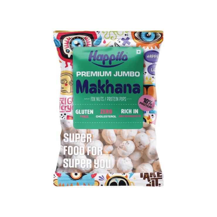 Happilo Premium Jumbo Phool Makhana – 100 g