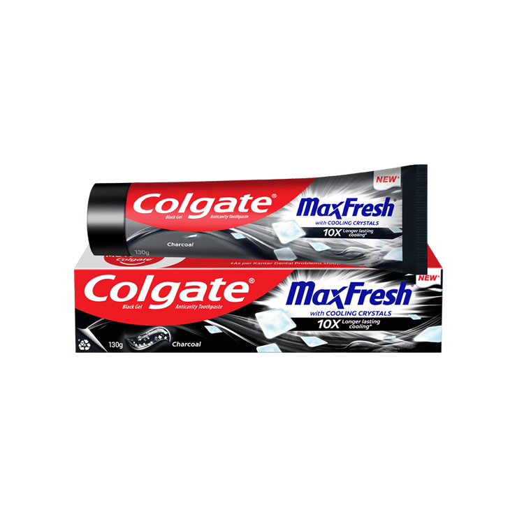 Colgate MaxFresh Charcoal Gel Toothpaste (130 g) – 130 g