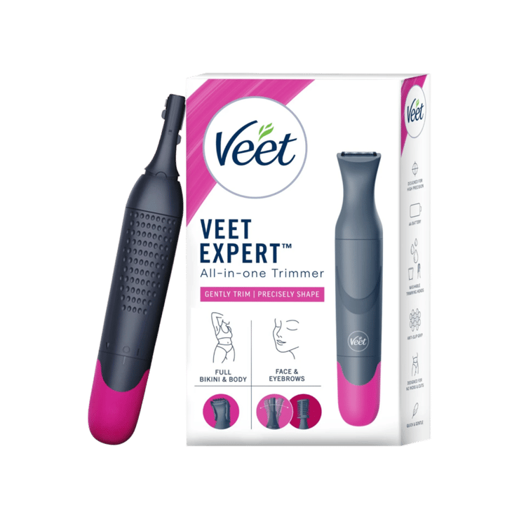 Veet Expert Electric All-In-One Female Body Trimmer (Grey) – 1 unit