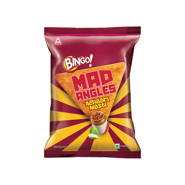Bingo Mad Angles Achaari Masti Crisps – 60 g