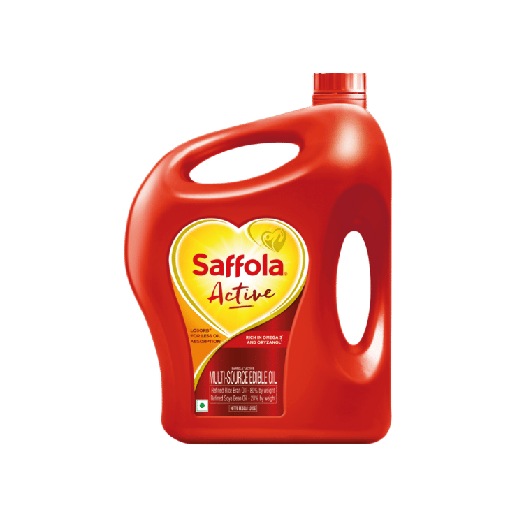 Saffola Active Rice Bran & Soyabean Blended Cooking Oil – 4.25 kg