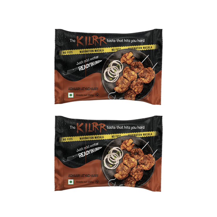 KILRR Achaari Atyachaari Tandoori Chicken Masala – Pack of 2 – 2 x 27 g