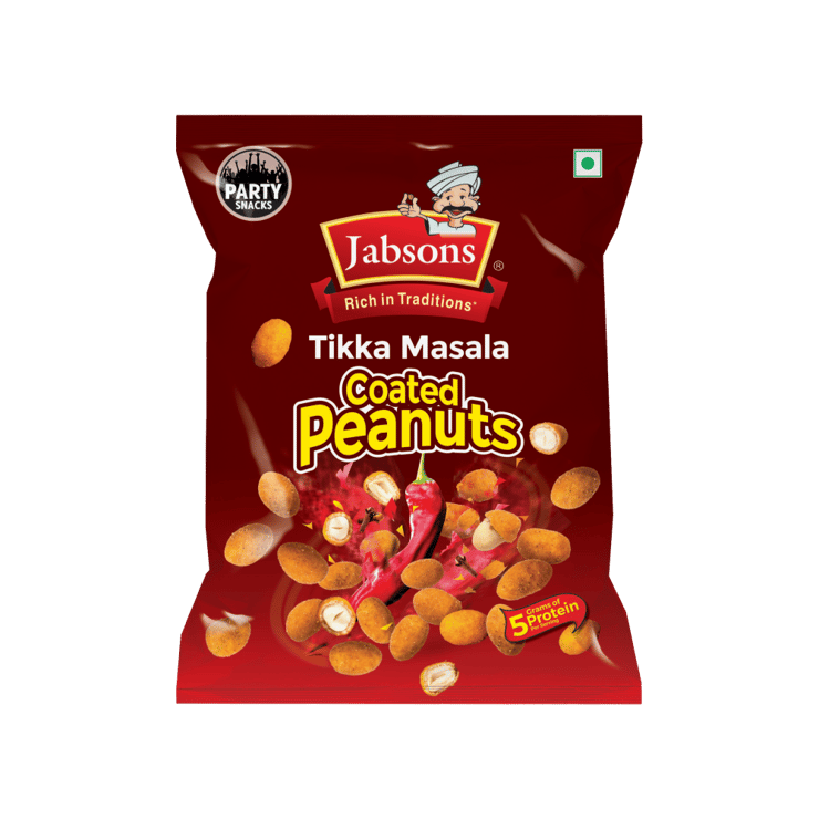 Jabsons Tikka Masala Coated Peanuts – 150 g