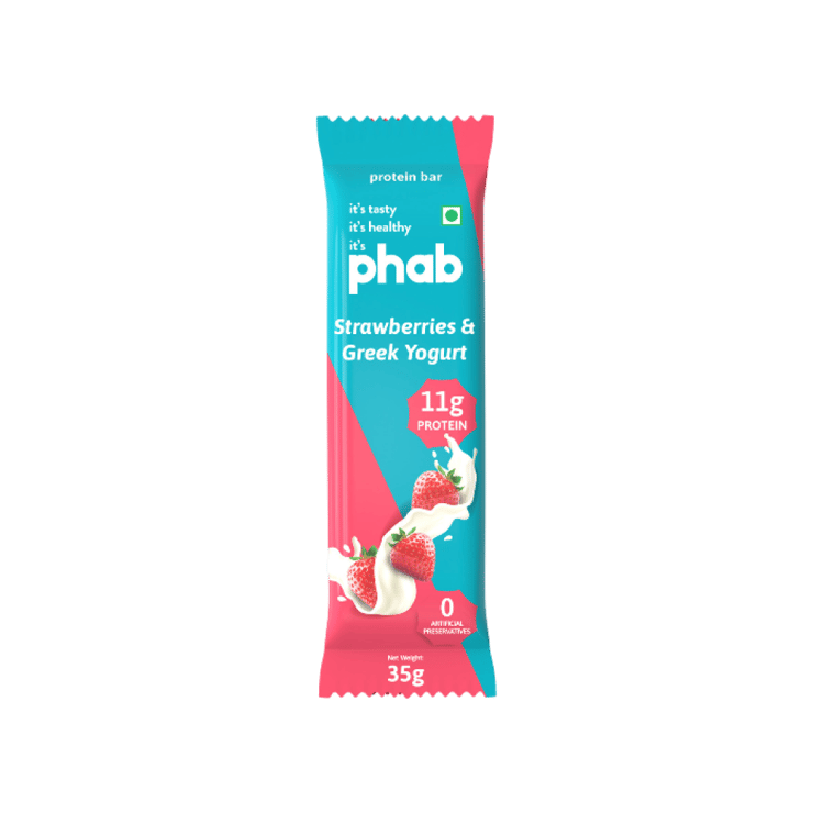 Phab 11g Protein Strawberry and Greek Yogurt Protein Bar – 35 g