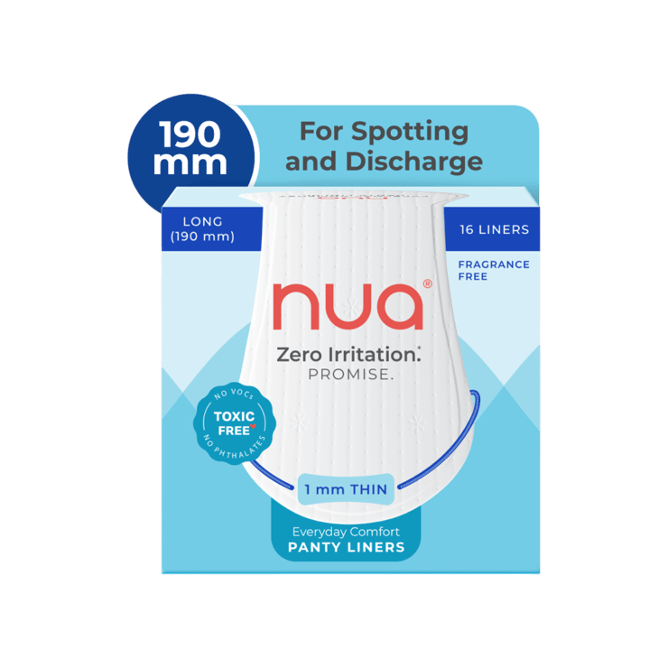 Nua Long Panty Liners (for Daily Use) – 16 pieces