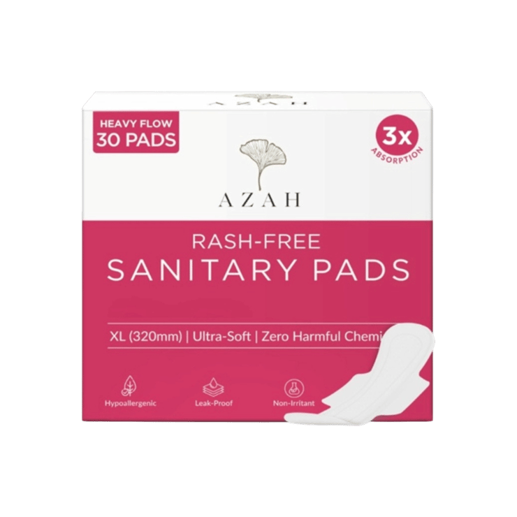 Azah XL Sanitary Pads – 30 pieces