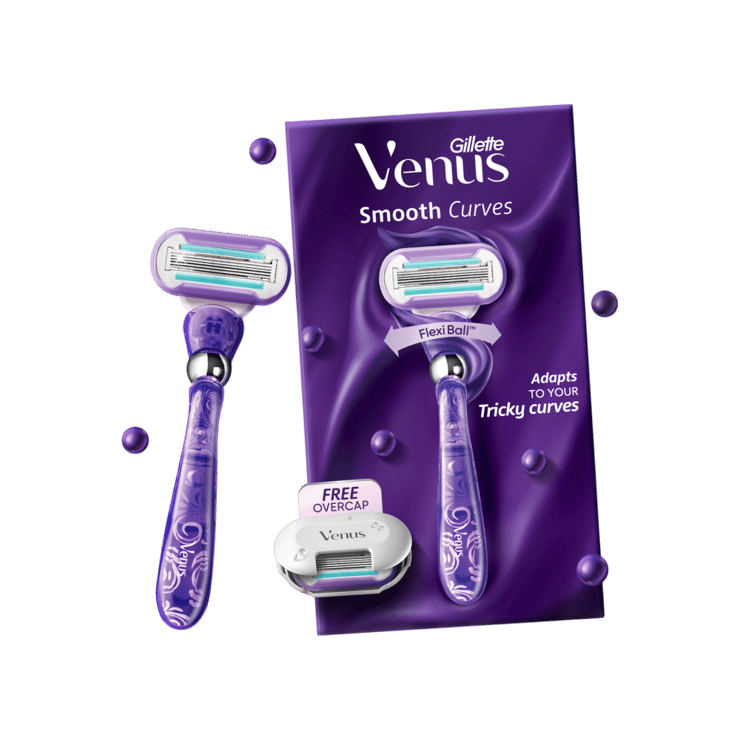 Gillette Venus Smooth Curves Swirl Cartridge Women’s Razor – 1 piece